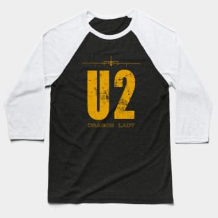 U2 - Dragon Lady Spy Plane Baseball T-Shirt